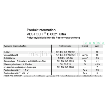 Chemplast PVC Paste Resin untuk Pelekat Thailand